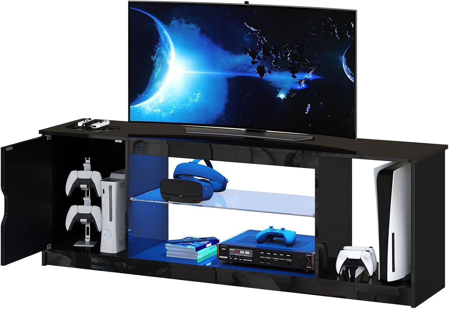 Gaming Console Tv Stand - Bestier 57