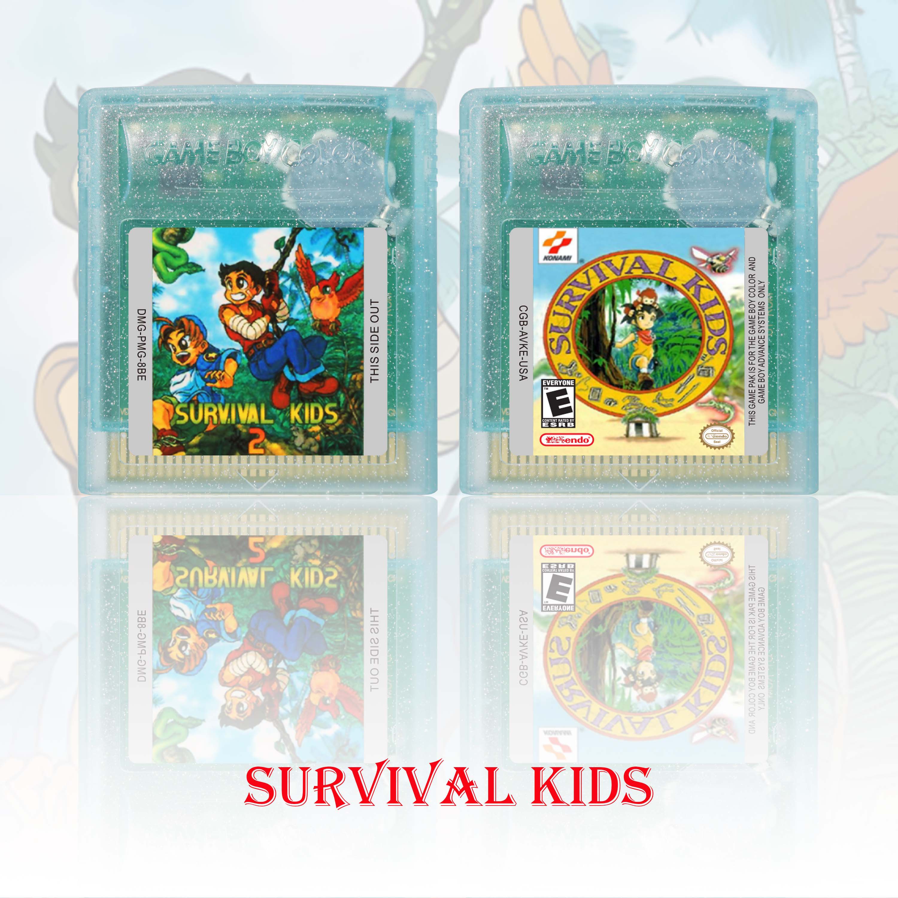 Gaming Console And - Survival Kids Series GBC Game Cartridge