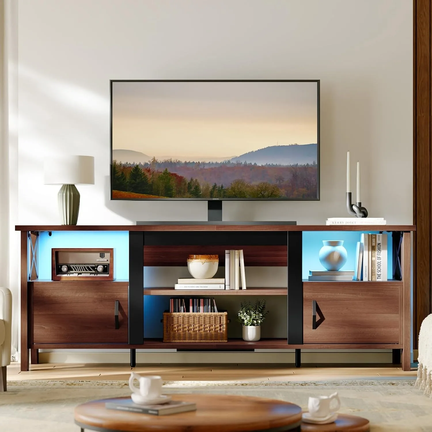 Gaming Console Tv Stand - Farmhouse TV Stand for 70 inch