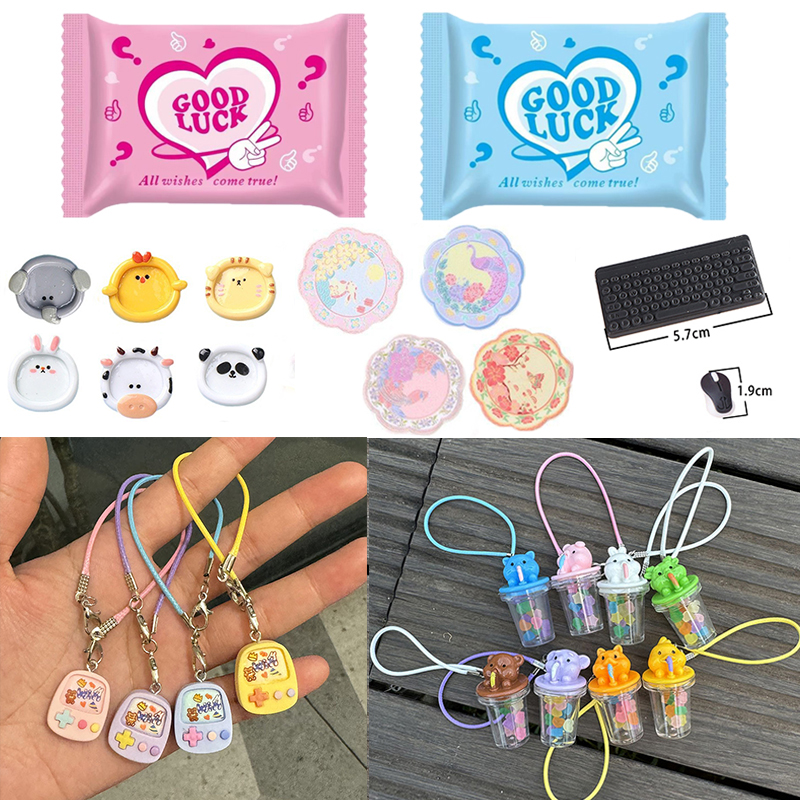Gaming Console With Games - Mini Game Console/Beverage/Plate Accessories Blind Bag