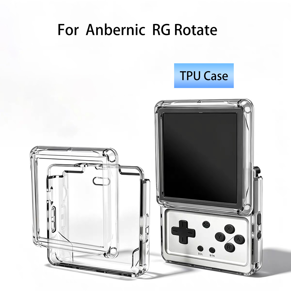 Gaming Console In - For ANBERNIC RG Rotate Console Transparent