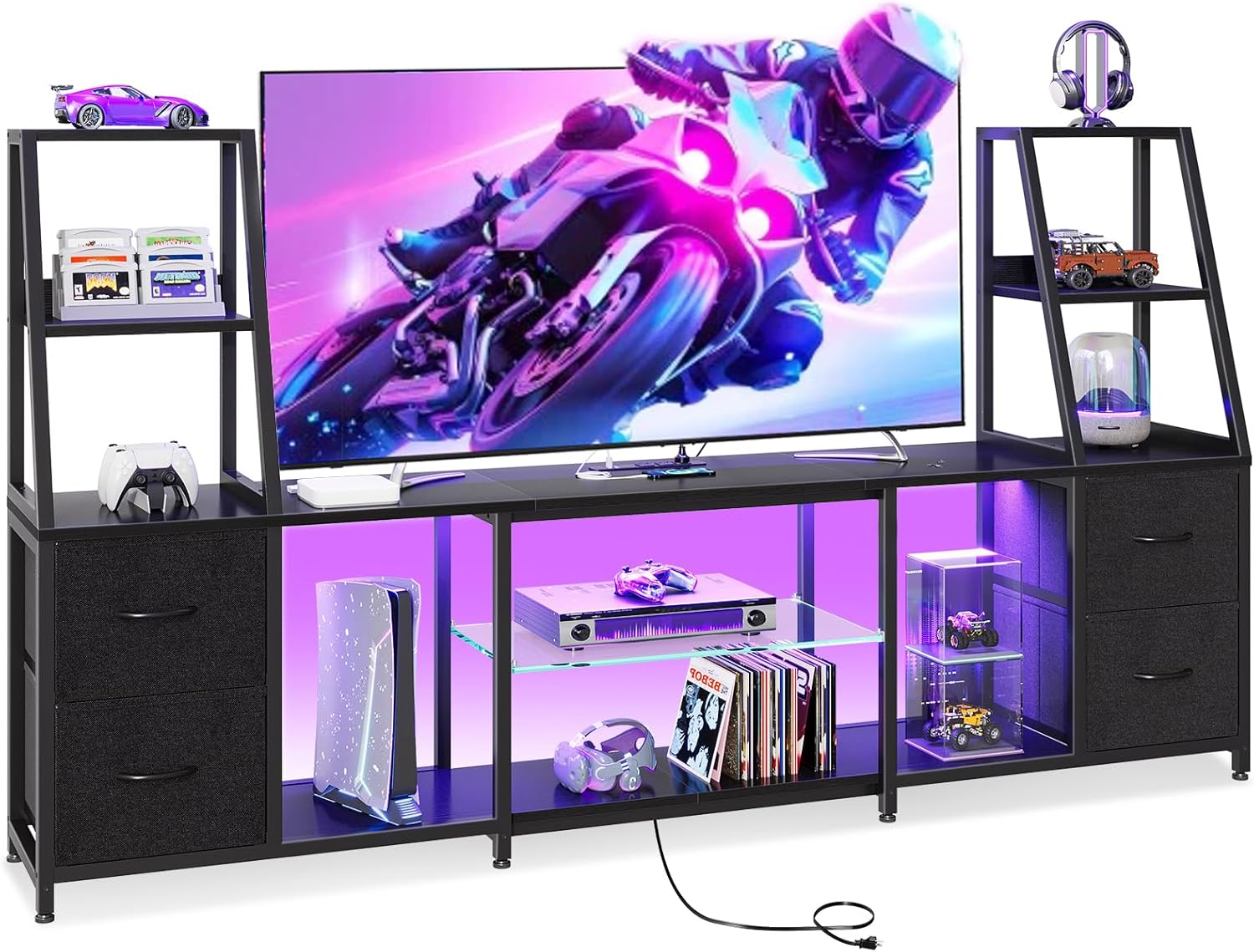 Gaming Console Tv Stand - LED TV Stand for 50 65