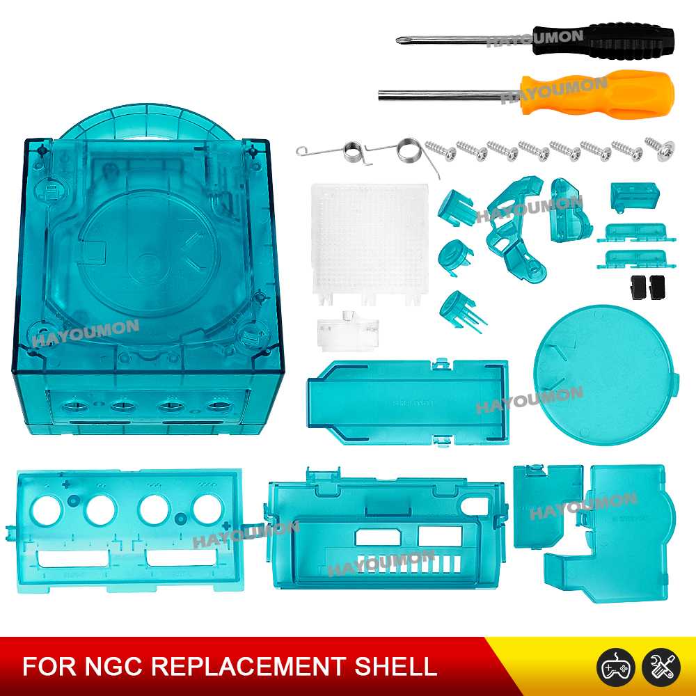 Gaming Console Bundle - Ice Blue For Gamecube NGC Replacement
