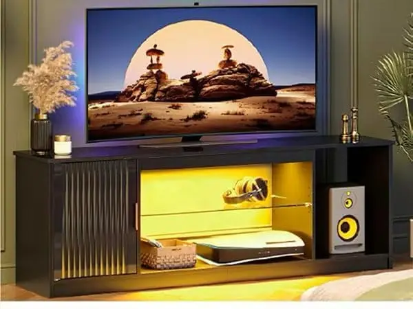 Gaming Console Tv Stand - BestsellerFluted TV Stand for 65 Inch