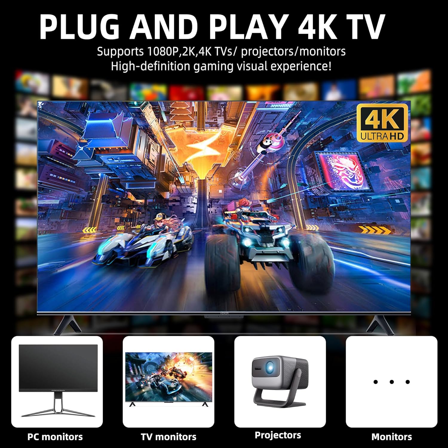 2026 Retro Gaming Console, 4K  – обзор и цена Gaming Console With Games