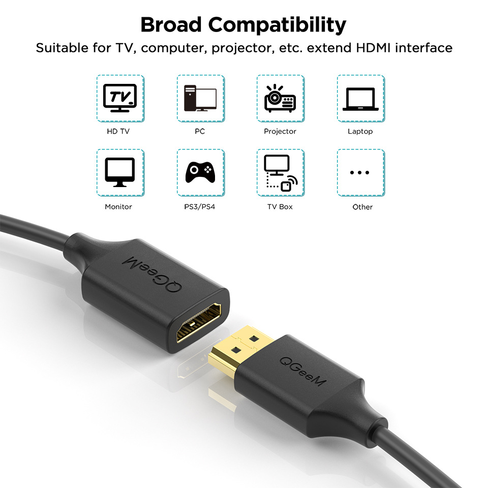 QGeeM 4K HDMI Extension Cable  – обзор и цена Gaming Console Bundle