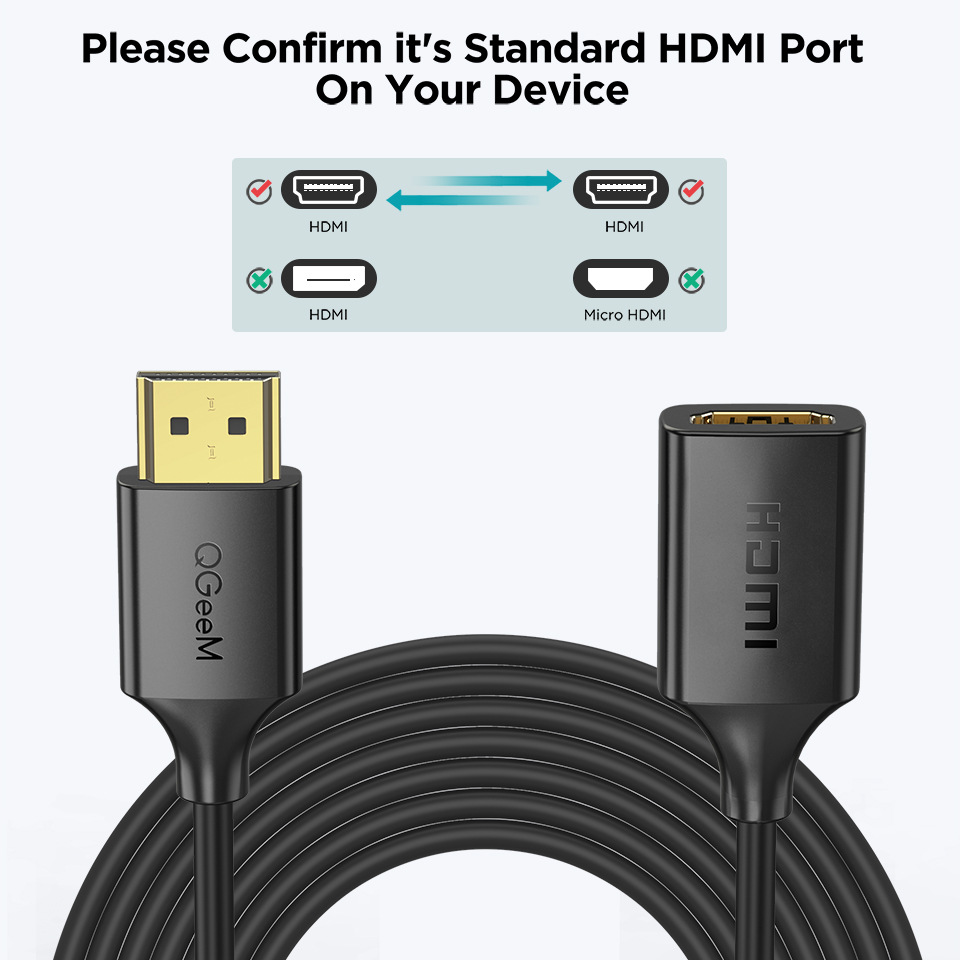 QGeeM 4K HDMI Extension Cable  – обзор и цена Gaming Console Bundle