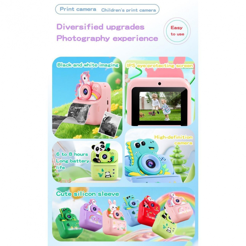 1pc children's instant camera  – обзор и цена Gaming Console And