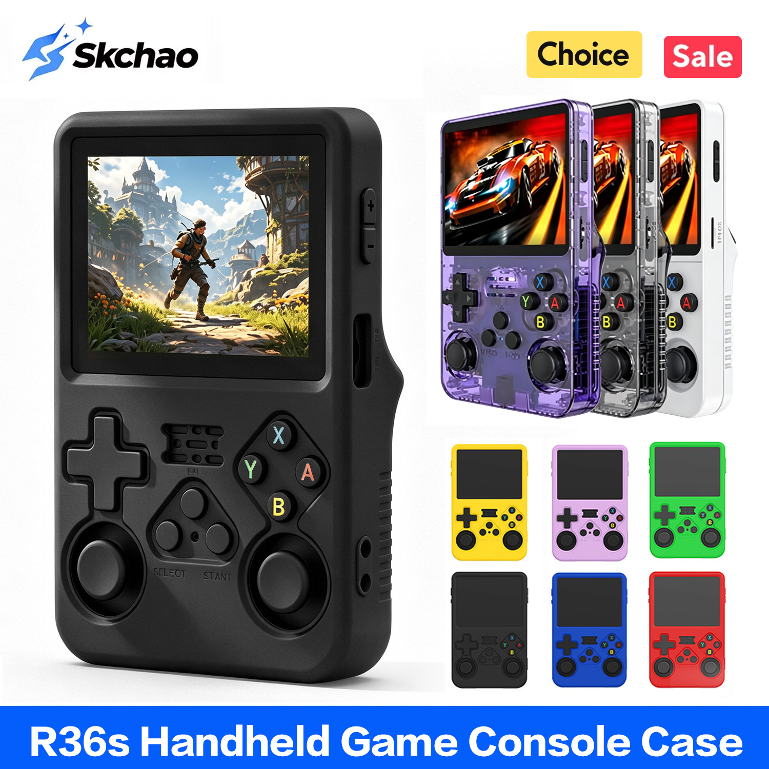 Case R36s Protective case For  – обзор и цена Gaming Console R36S