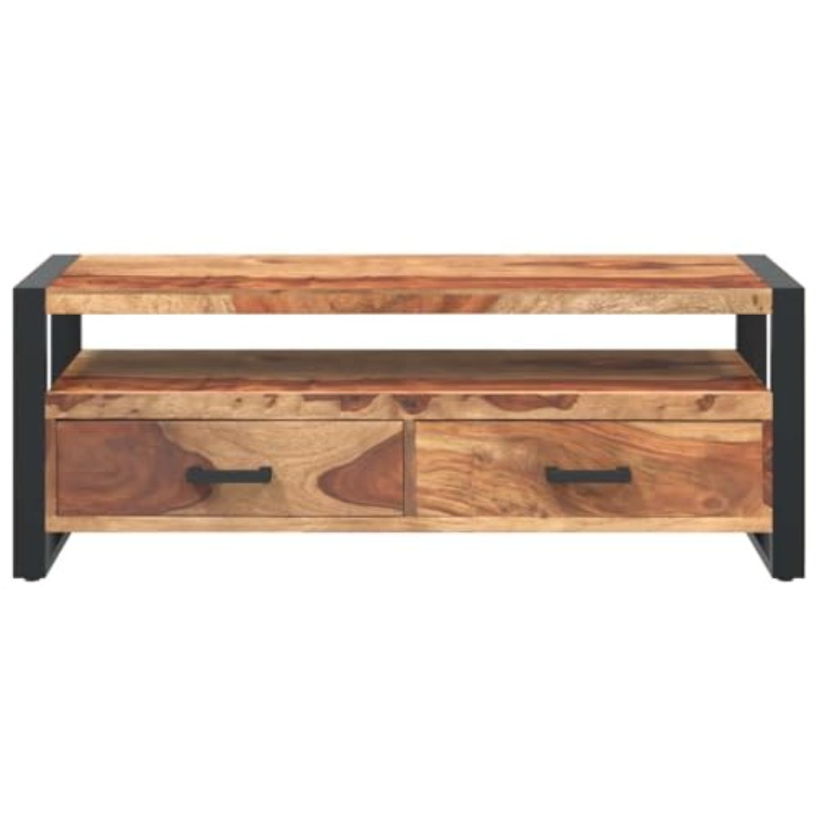 Solid Wood Acacia TV Stand 47. – обзор и цена Gaming Console Tv Stand