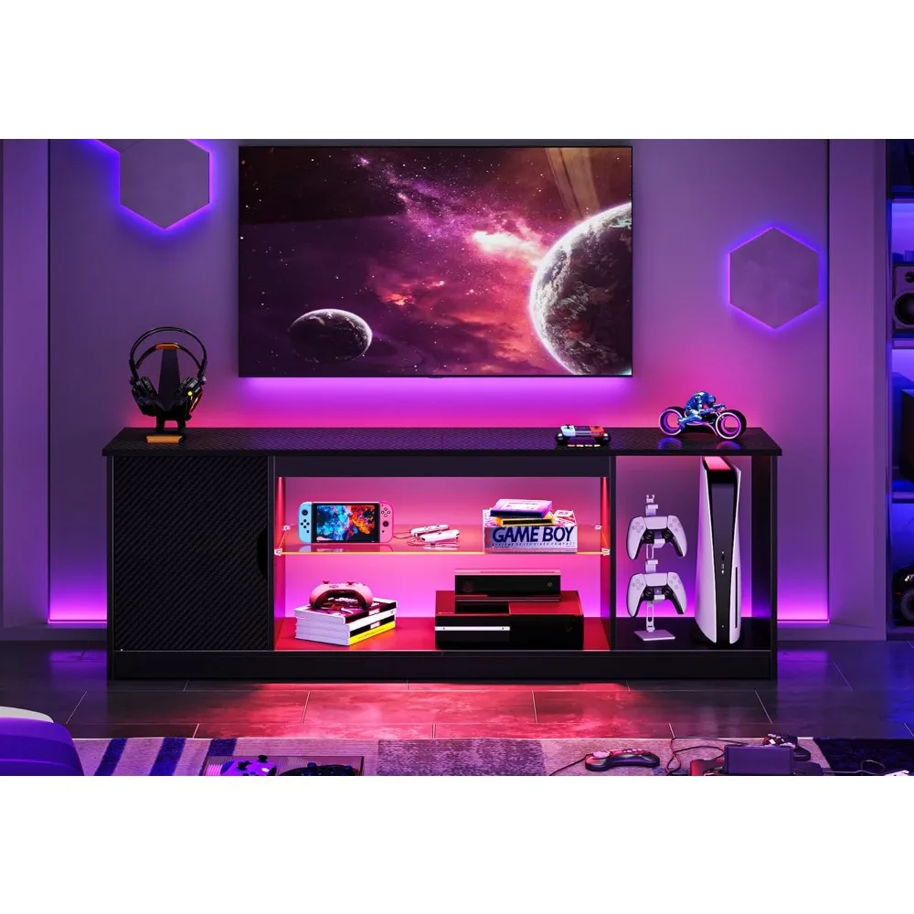 Bestier Led Entertainment Cent – обзор и цена Gaming Console Tv Stand