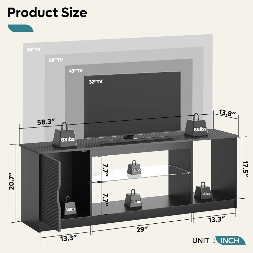 Bestier Led Entertainment Cent – обзор и цена Gaming Console Tv Stand
