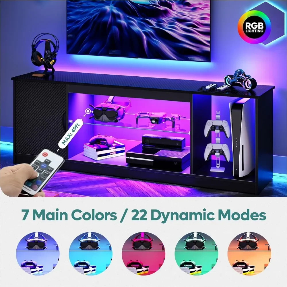 Bestier Led Entertainment Cent – обзор и цена Gaming Console Tv Stand