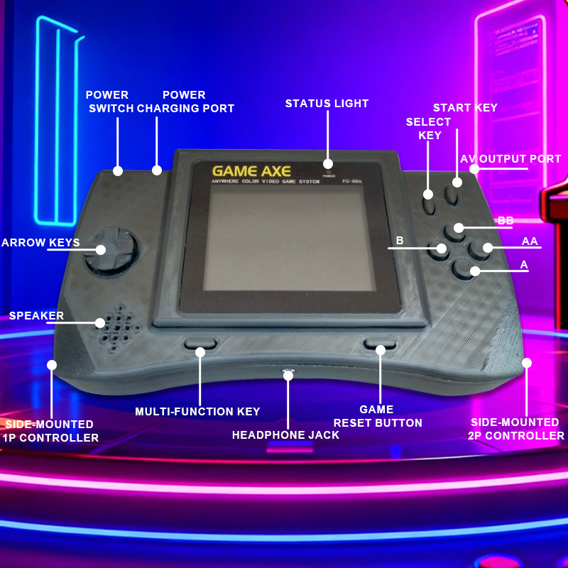 PFT Elite 4-Inch Handheld Arca – обзор и цена Gaming Console Retro
