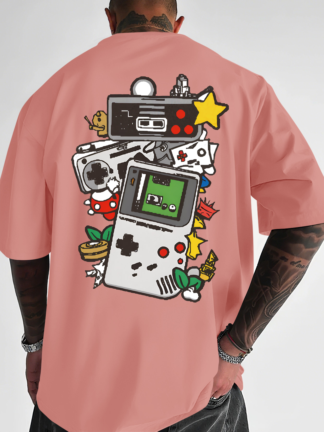 Men's Retro Gaming T-Shirt Gam – обзор и цена Gaming Console Icon