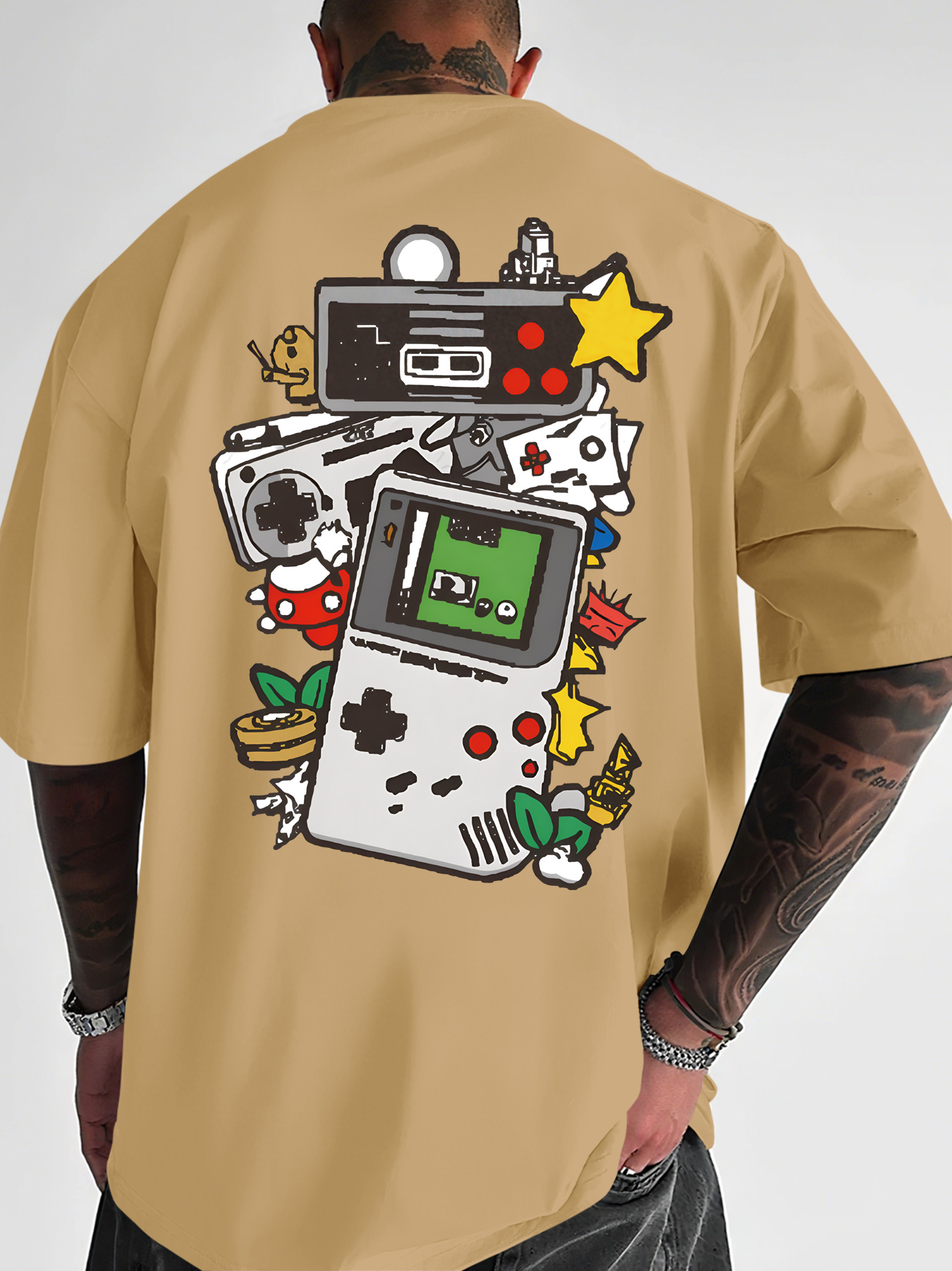 Men's Retro Gaming T-Shirt Gam – обзор и цена Gaming Console Icon