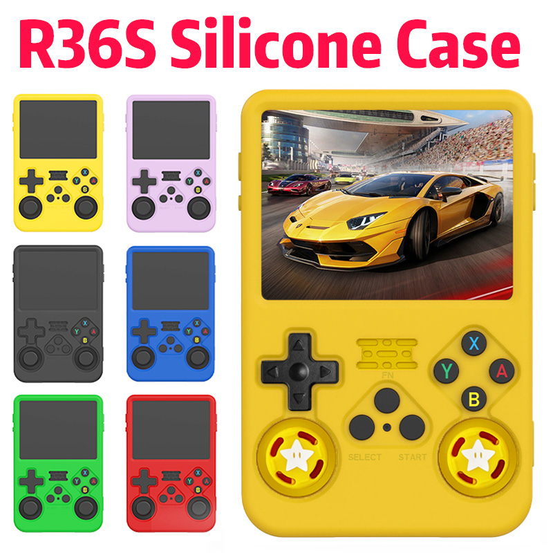 Color Silicone Protective Case – обзор и цена Gaming Console R36S