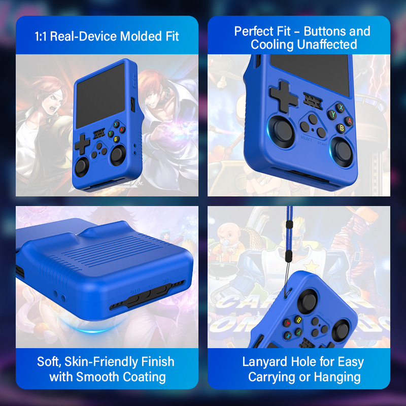 Color Silicone Protective Case – обзор и цена Gaming Console R36S