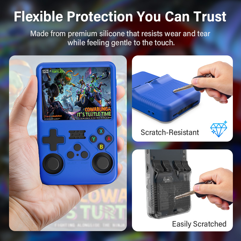 Color Silicone Protective Case – обзор и цена Gaming Console R36S
