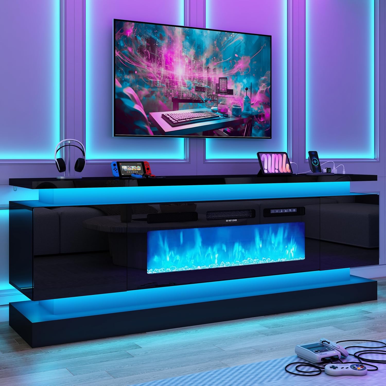 71IN LED TV Stands w/40 inch F – обзор и цена Gaming Console Tv Stand