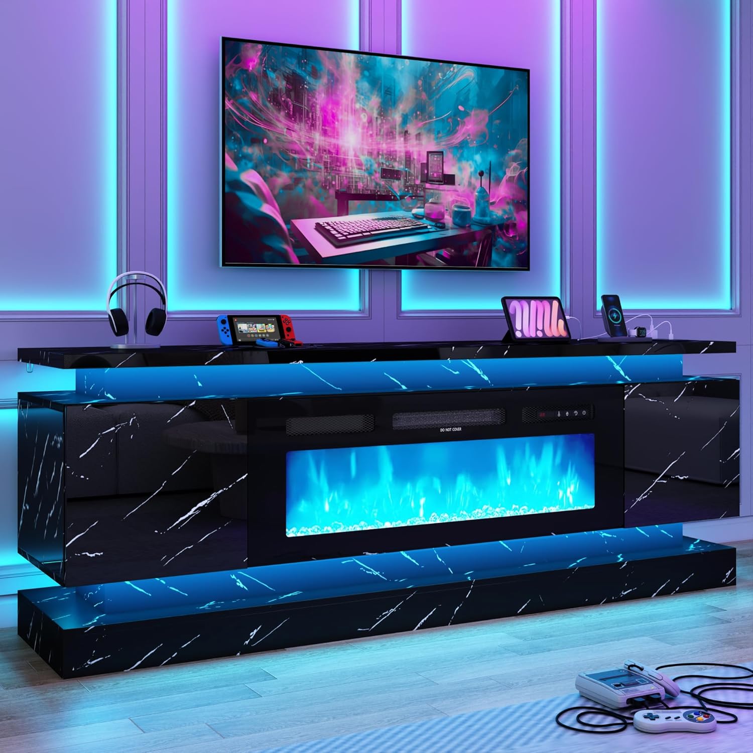71IN LED TV Stands w/40 inch F – обзор и цена Gaming Console Tv Stand
