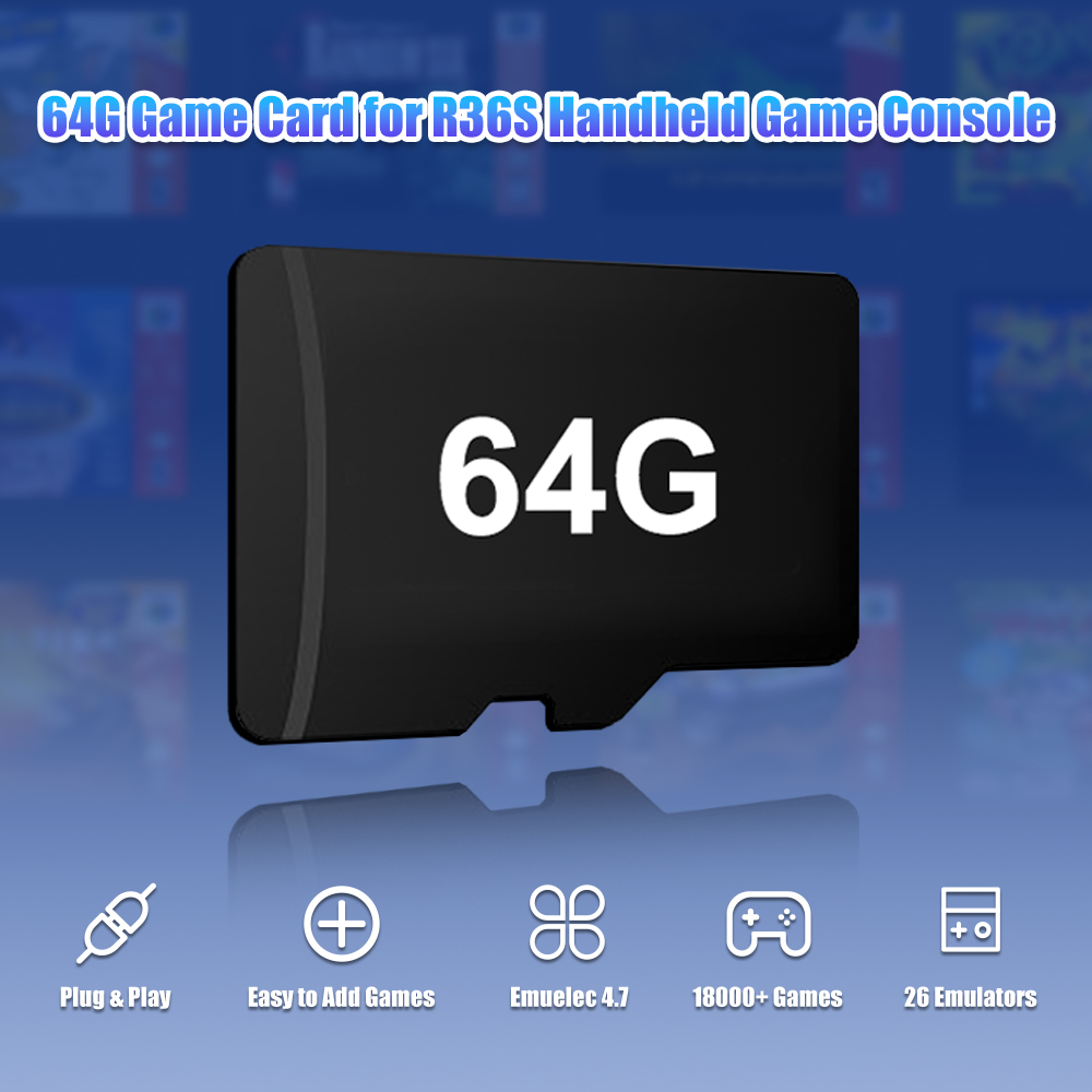 64G Game TF Card for R36S Vide – обзор и цена Gaming Console R36S