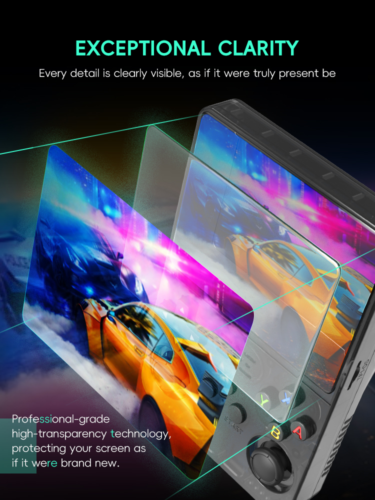 DATA FROG Tempered Glass Scree – обзор и цена Gaming Console R36S