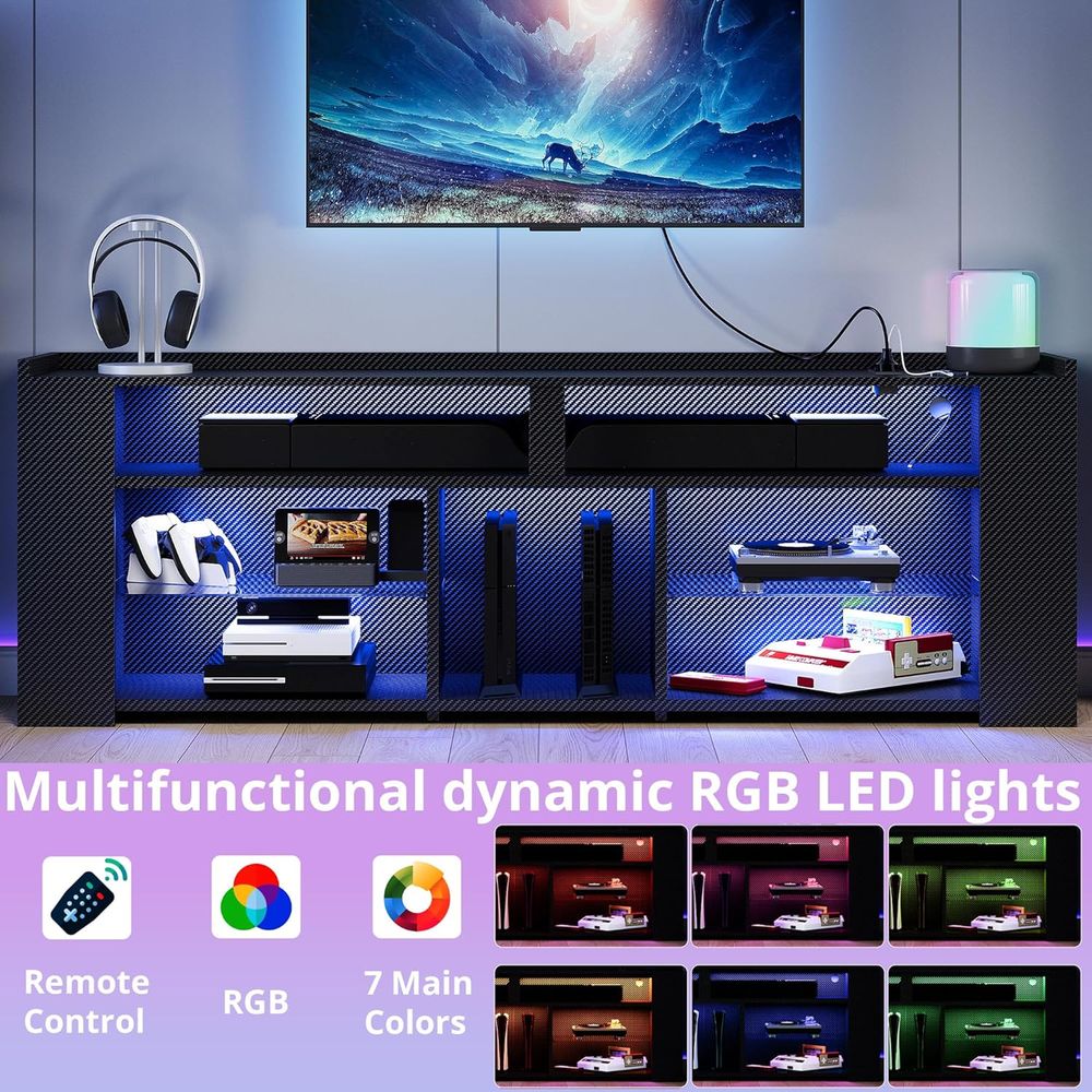 70.9 High Entertainment TV Sta – обзор и цена Gaming Console Tv Stand